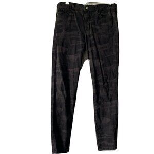Social Standard By Sanctuary Womens Black Camouflage Ankle Skinny Jeans Size 6